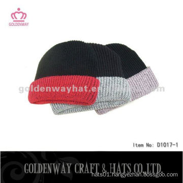 Fashion Beanie Hat Knitted Pattern